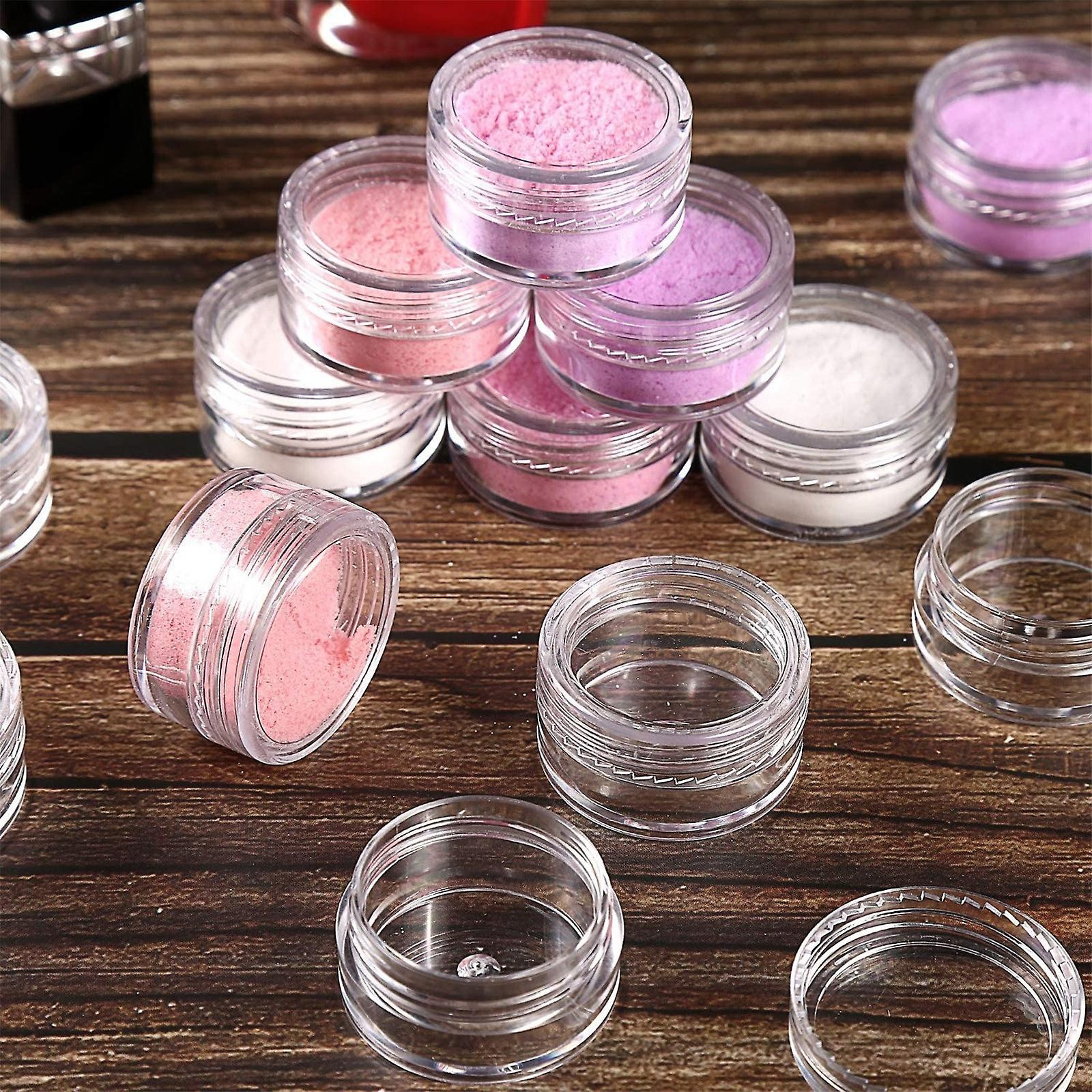 Foto 6 pulgar | Tarro Cosmético Huoguo Redondo De Plástico Transparente Con Tapa 50 Ml X50 - Venta Internacional.