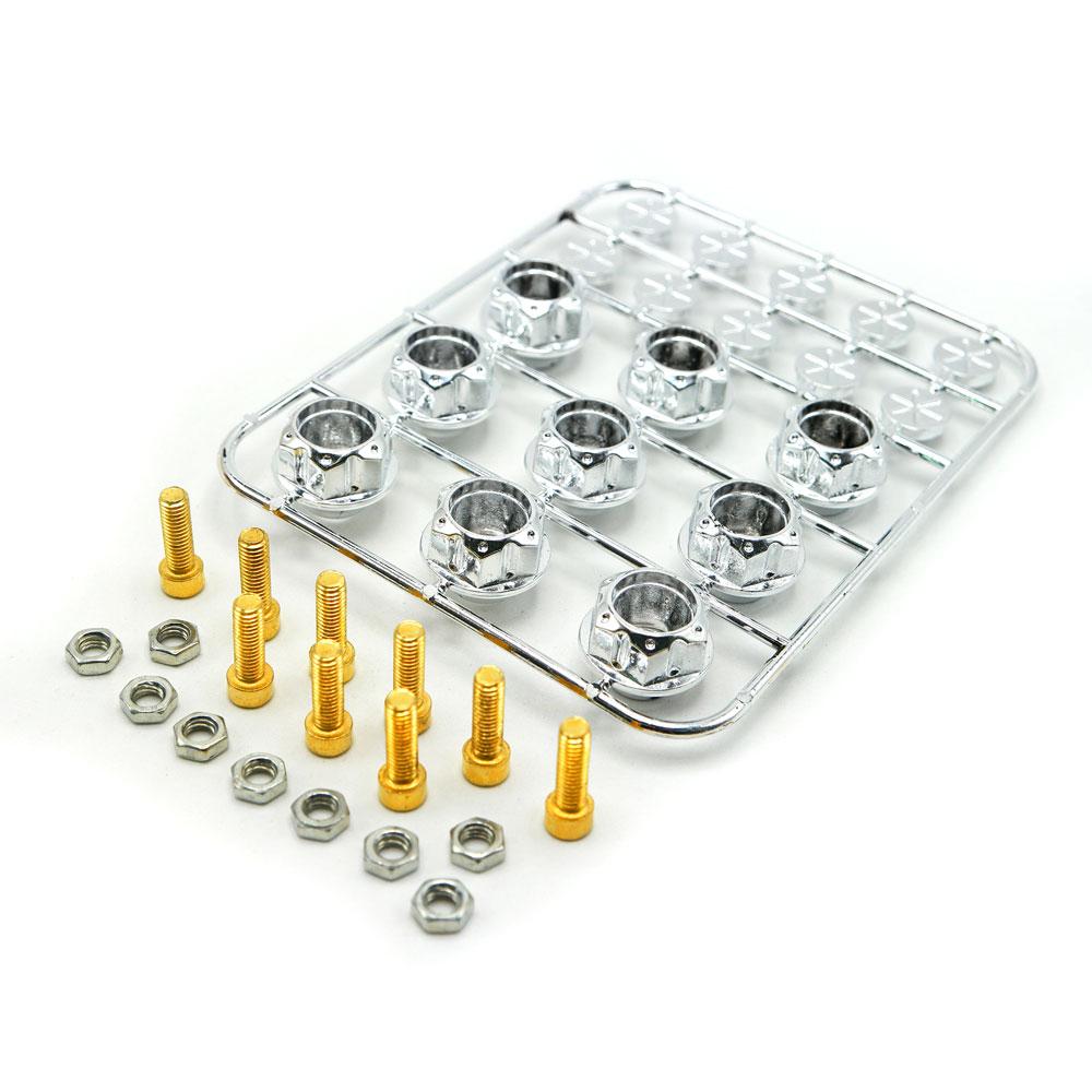 Foto 2 pulgar | Tapa Para Tornillo Hexagonal De Plastico Universal Para Motocicleta