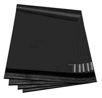 Foto 3 | 100 Bolsas Sobres De Plástico Para Envíos Paquetería 25*35 Cm Negro