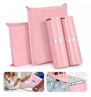 Foto 2 | 200 Bolsas Sobres Premium Envíos Belug, Paquetería Rosa