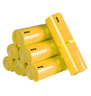 Foto 1 | 100 Bolsas Sobres De Plástico Para Envíos Paquetería 25*35 Cm Belug, Amarillo