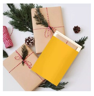 Foto 3 | 100 Bolsas Sobres De Plástico Para Envíos Paquetería 25*35 Cm Belug, Amarillo