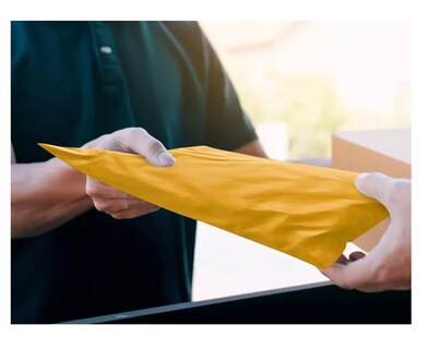 Foto 4 | 100 Bolsas Sobres De Plástico Para Envíos Paquetería 25*35 Cm Belug, Amarillo