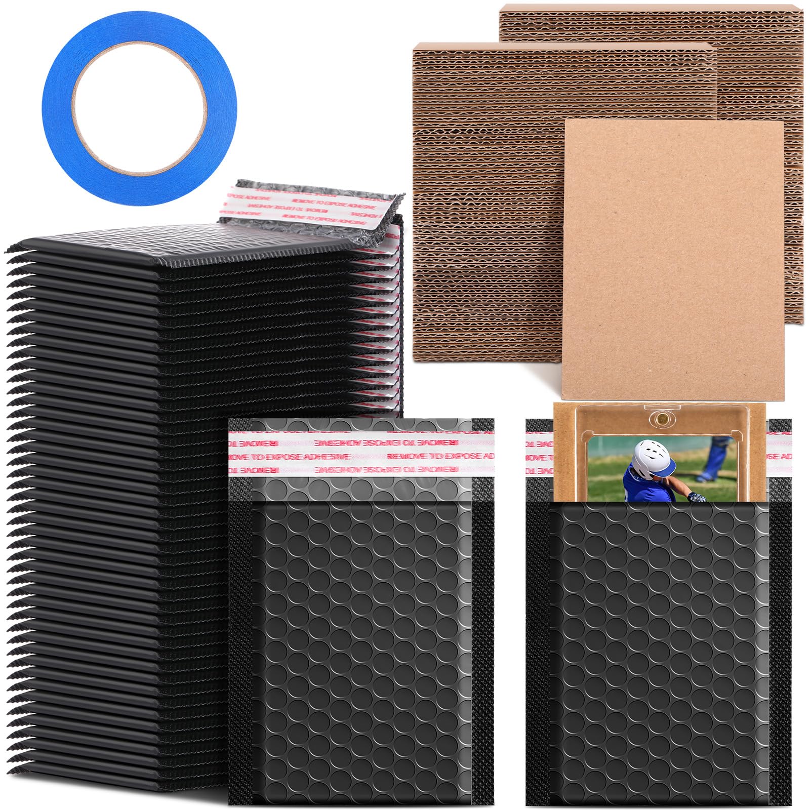 Juego De Protectores De Envío De Tarjetas Coleccionables Tatuo, 301 Unidades - Venta Internacional.