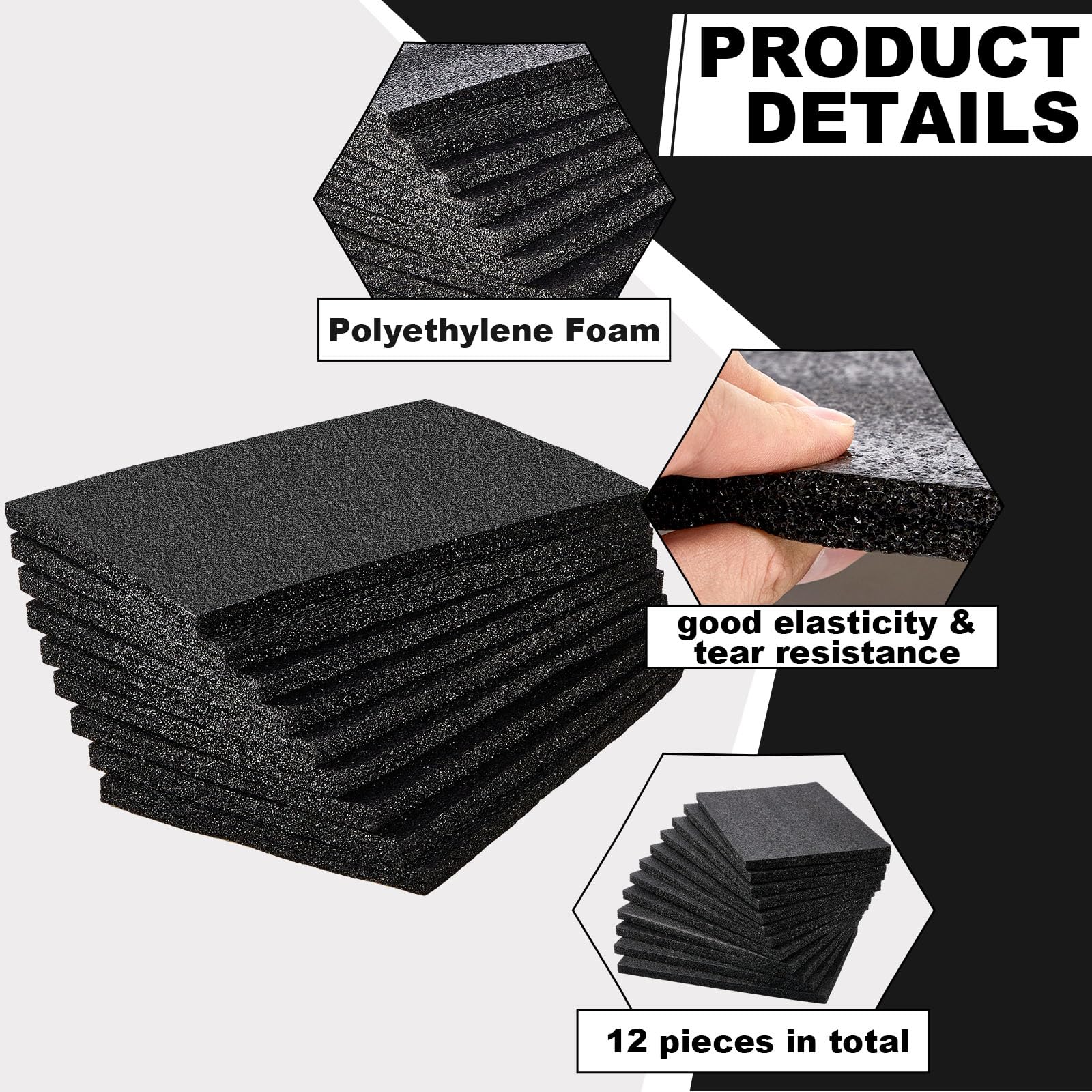 Foto 4 pulgar | Lámina de Espuma Frienda de Polietileno 30,5 x 20,3 x 1,27 cm 24 Hojas - Venta Internacional