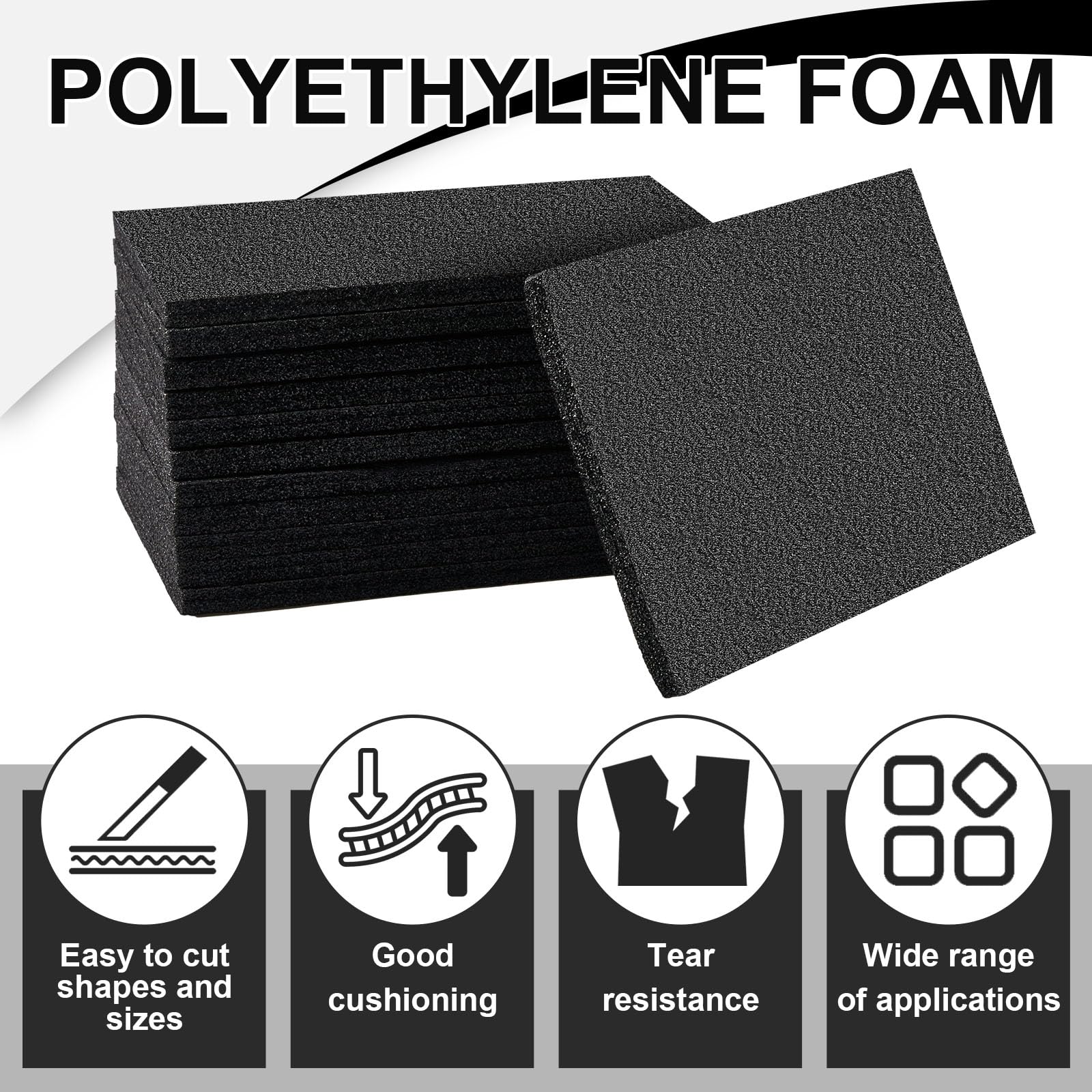 Foto 4 | Lámina de Espuma Frienda de Polietileno 30,5 x 20,3 x 1,27 cm 24 Hojas - Venta Internacional