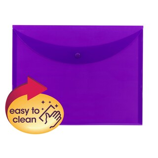 Foto 5 | Project Envelope Smead Con Cierre A Presión En La Parte Superior, Color Morado, 10 Unidades - Venta Internacional.
