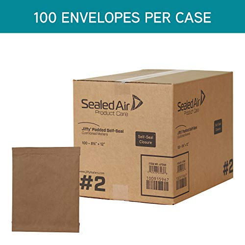Foto 4 pulgar | Sobres De Envío Acolchados Sealed Air Jiffy #2, 8,5 X 12 Cm, Paquete De 100 - Venta Internacional.