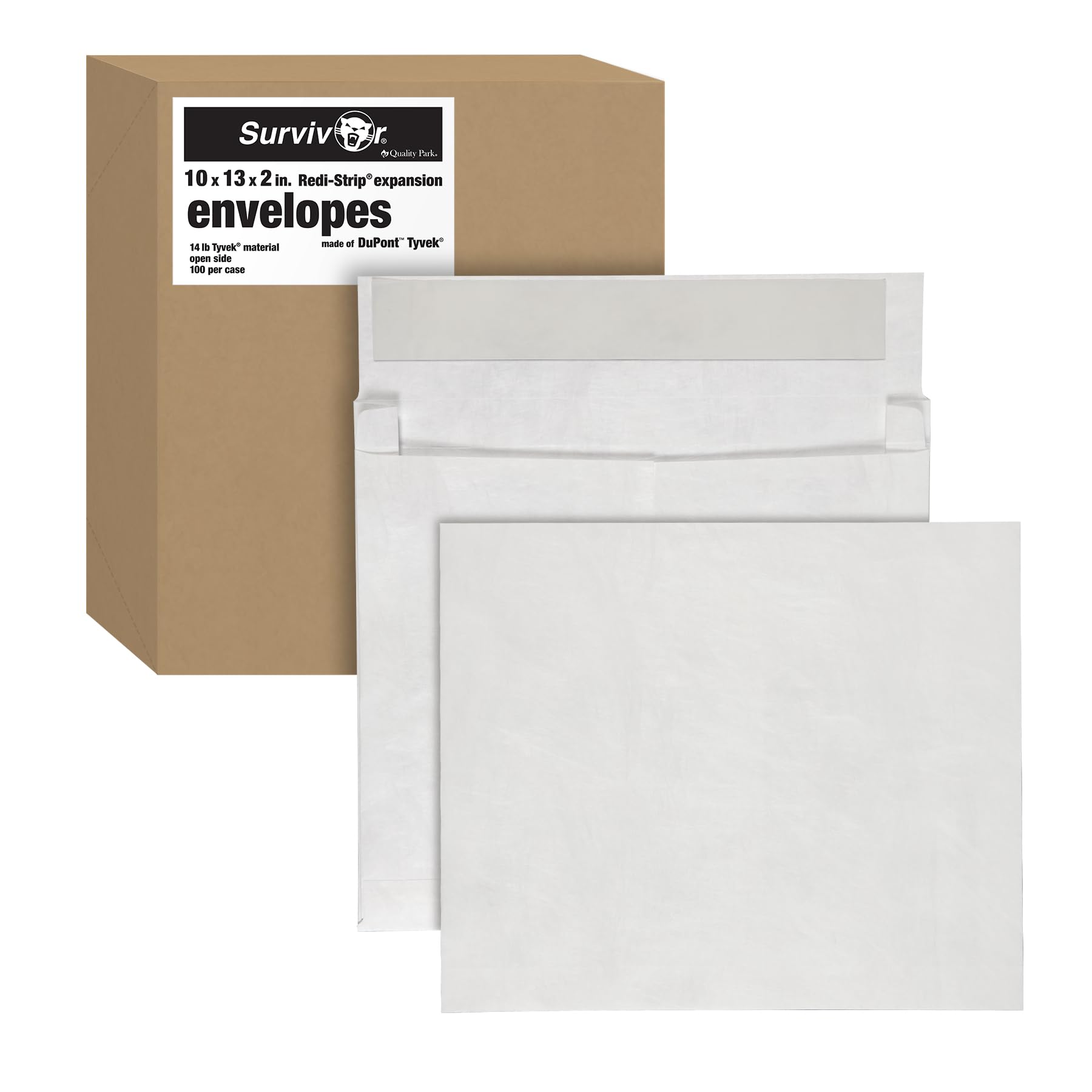 Sobres Para Catálogo Quality Park Survivor, 10 X 13 Pulgadas, 100 Unidades - Venta Internacional.