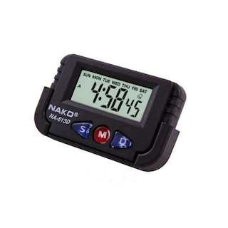 Foto 1 | Reloj Con Alarma Cronometro Y Calendario Para Autos Incluye Base Adhesiva