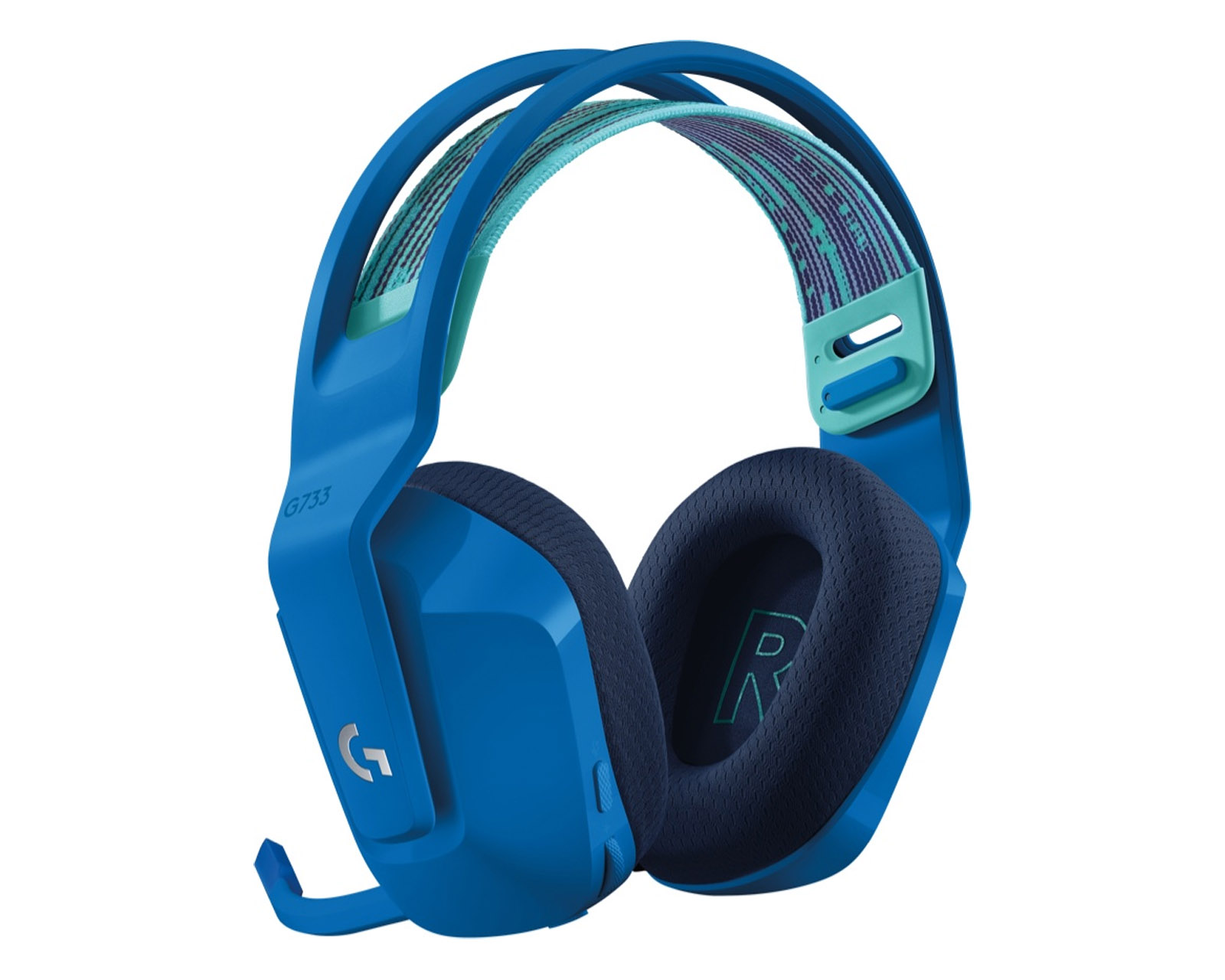 Foto 4 pulgar | Diadema Gamer Logitech G733 7.1 para PS4/PC Inalámbrico USB color Azul