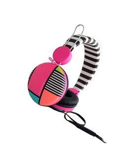 Foto 2 | Audífonos Manos Libres Macbeth Mb-hm022-mns color Rosa con Diseño Tipo Zebra