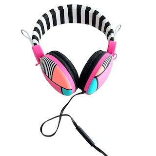 Foto 3 | Audífonos Manos Libres Macbeth Mb-hm022-mns color Rosa con Diseño Tipo Zebra