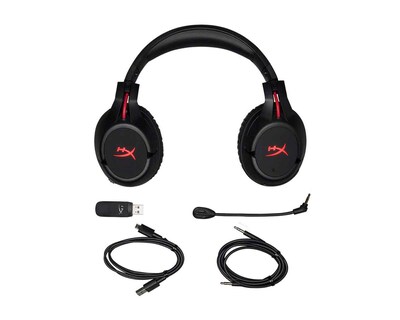 Foto 3 | Diadema Kingston Hyperx Cloud Fligth WIFI Led Rojo Hx-hscf-bk/am color Negro/Rojo
