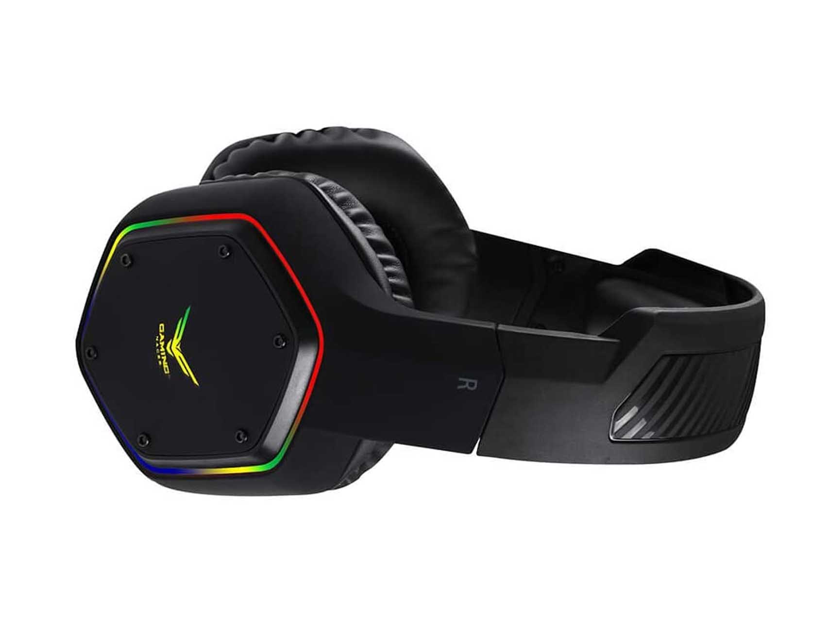 Foto 4 pulgar | Diadema Naceb Naja Gamer 3.5mm Rgb Na-0315 color Negro