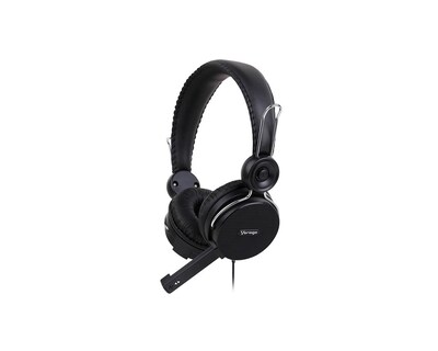 Foto 1 | Audífono Diadema Vorago Hs-201 Mic Retractil Hi-fi 3.5mm Negro