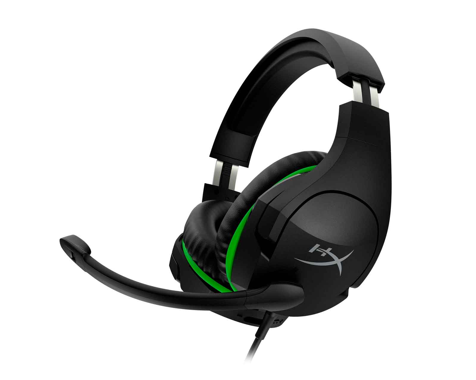 Foto 2 pulgar | Diadema Kingston Hx Cloud Stinger  3.5mm Hx-hscsx-bk/ww Mic Unidireccional PC/Xbox X color Negro con Verde