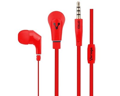 Foto 1 | Audífonos Vorago Ep-103 color Rojo 3.5 mm