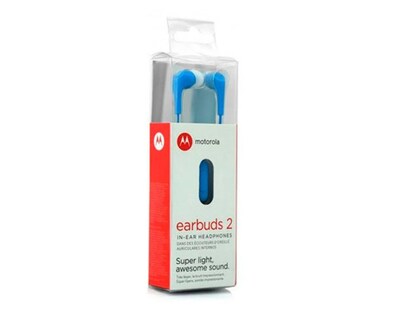 Foto 3 | Audífonos Manos Libres Intraurales Motorola Earbuds2 Sh006bl Azul