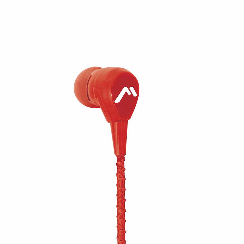 Foto 2 | Audífonos Ergonómicos Mitzu Mh-2110rd con Cable de Tela Rojo