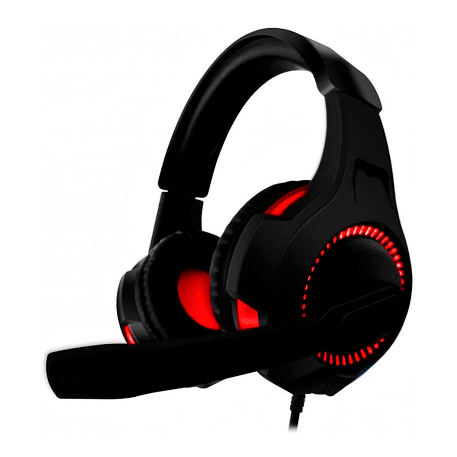 Foto 1 | Audífonos Tipo Diadema Gamer Naceb Na-0304r color Rojo HiFi Alámbrico con Micrófono