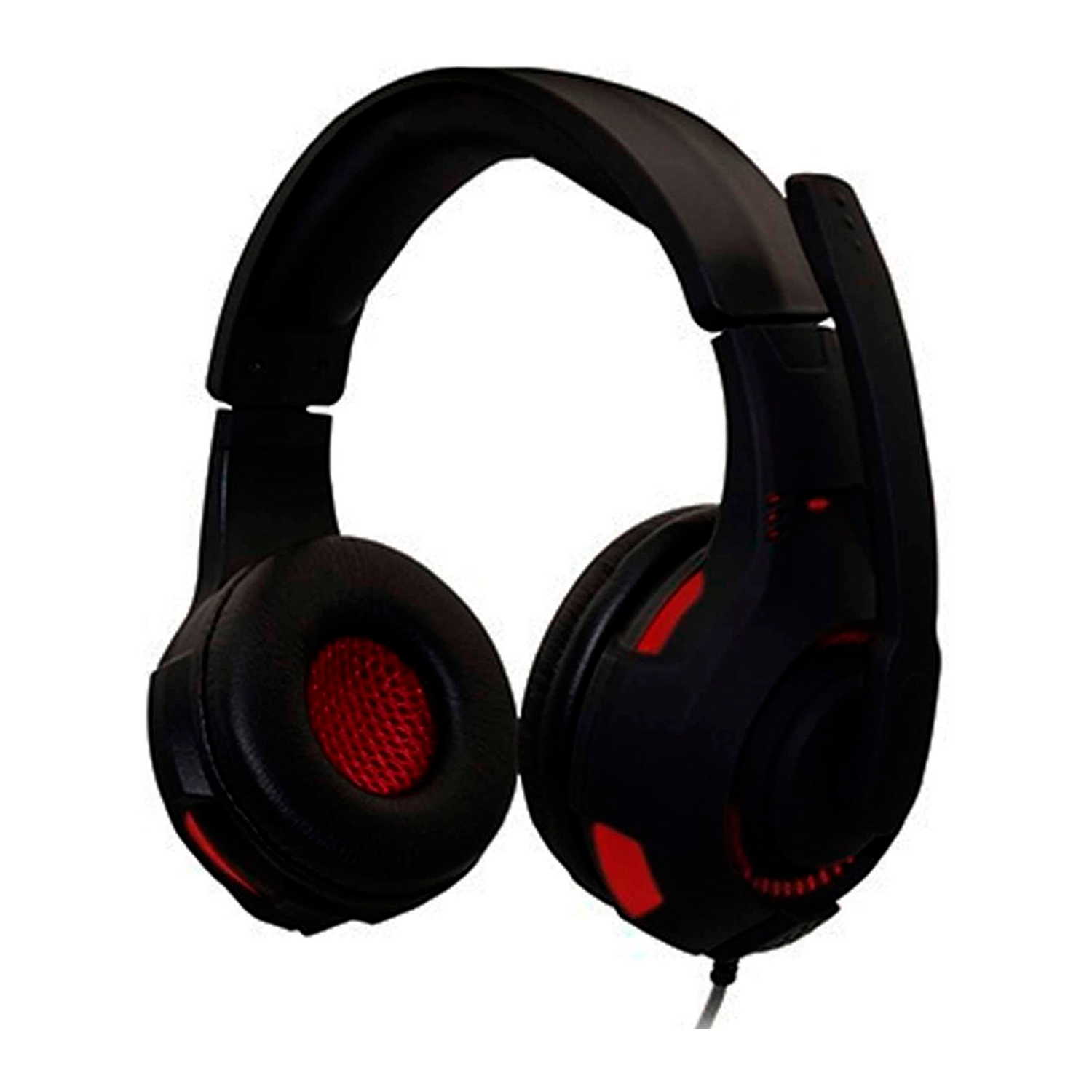 Foto 3 | Audífonos Tipo Diadema Gamer Naceb Na-0304r color Rojo HiFi Alámbrico con Micrófono