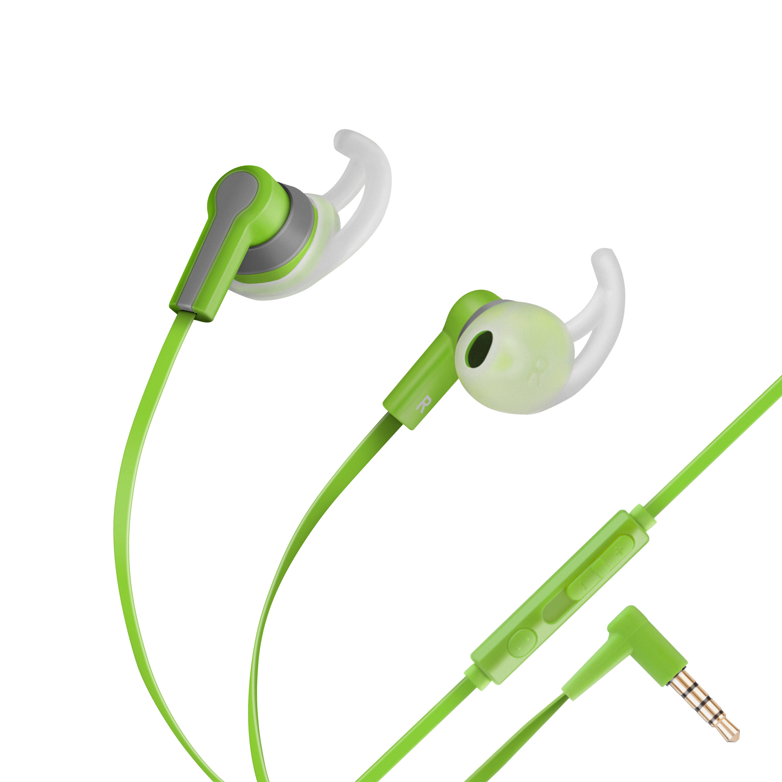 Foto 1 | Audífonos Steren Manos Libres Sport con Control de Volumen y Cable Plano color Verde Aud-348cve