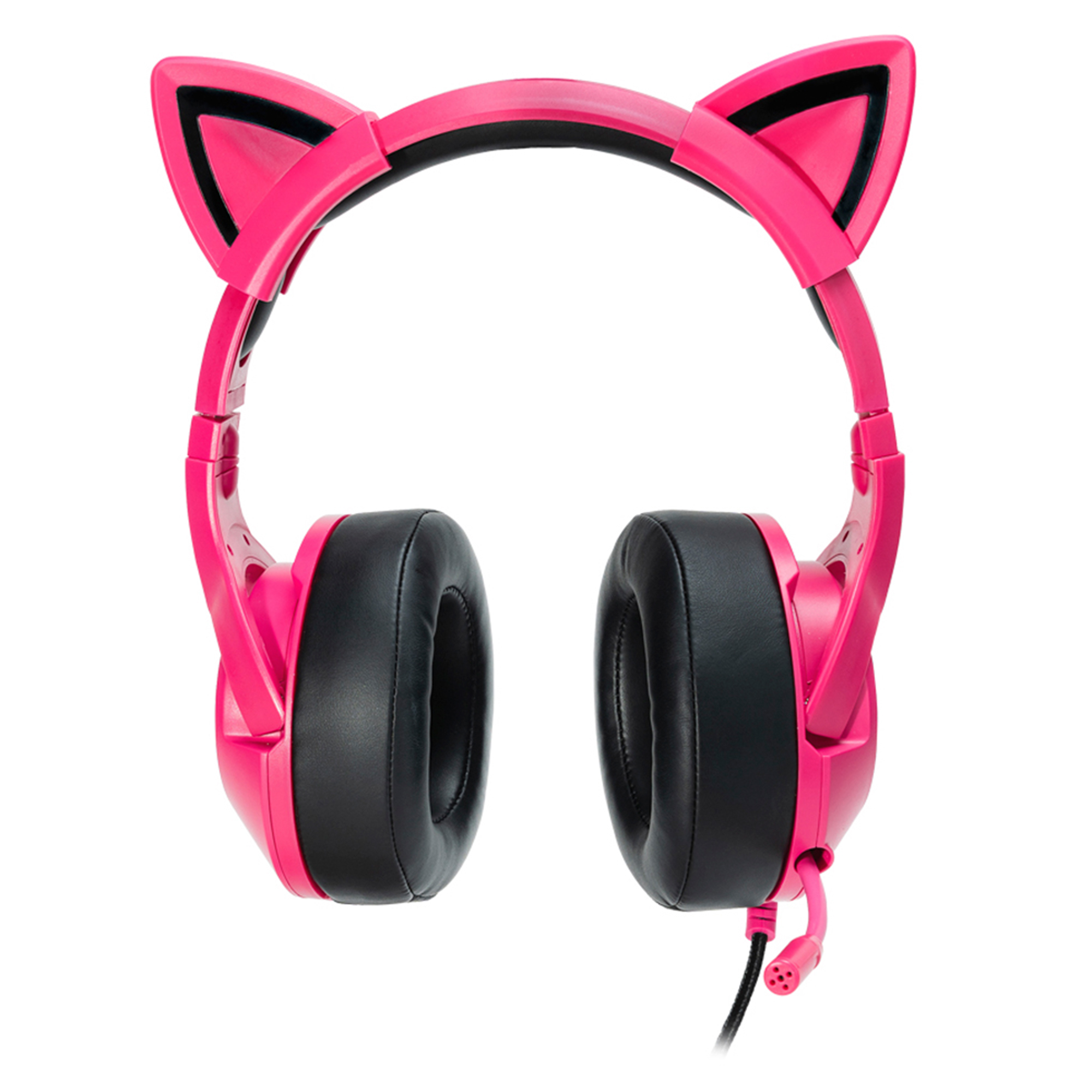 Foto 3 pulgar | Audífonos Gamer Ocelot Gaming Ogeh03 color Rosa Tipo Diadema con Micrófono con Iluminación Blanca