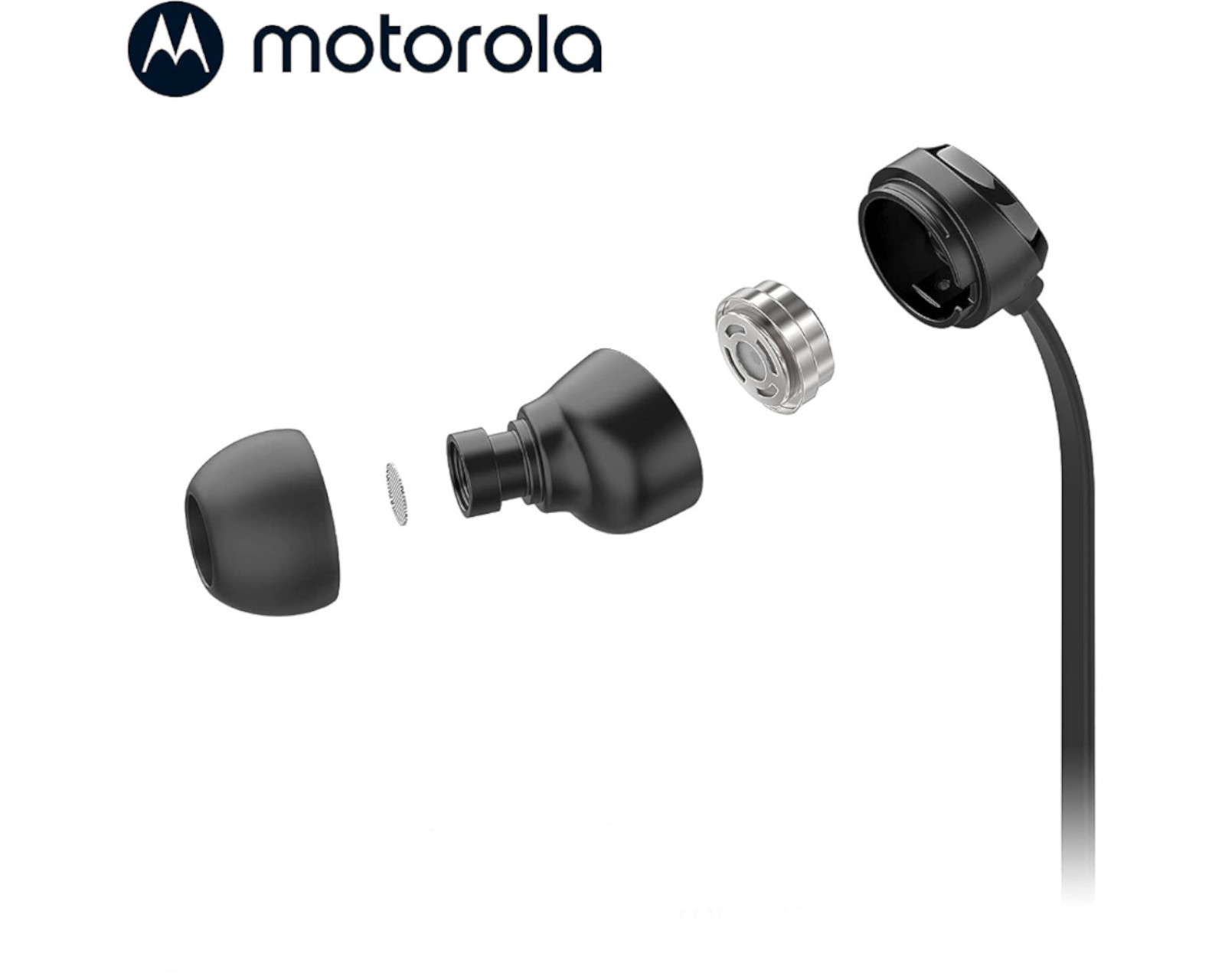Foto 4 pulgar | Audífono In-ear Manos Libres Motorola Earbuds 3s Línea 2022 color Negro