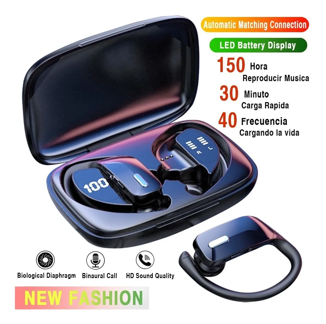 Foto 3 pulgar | Auriculares Bluetooth Malubero Deportivos color Negro