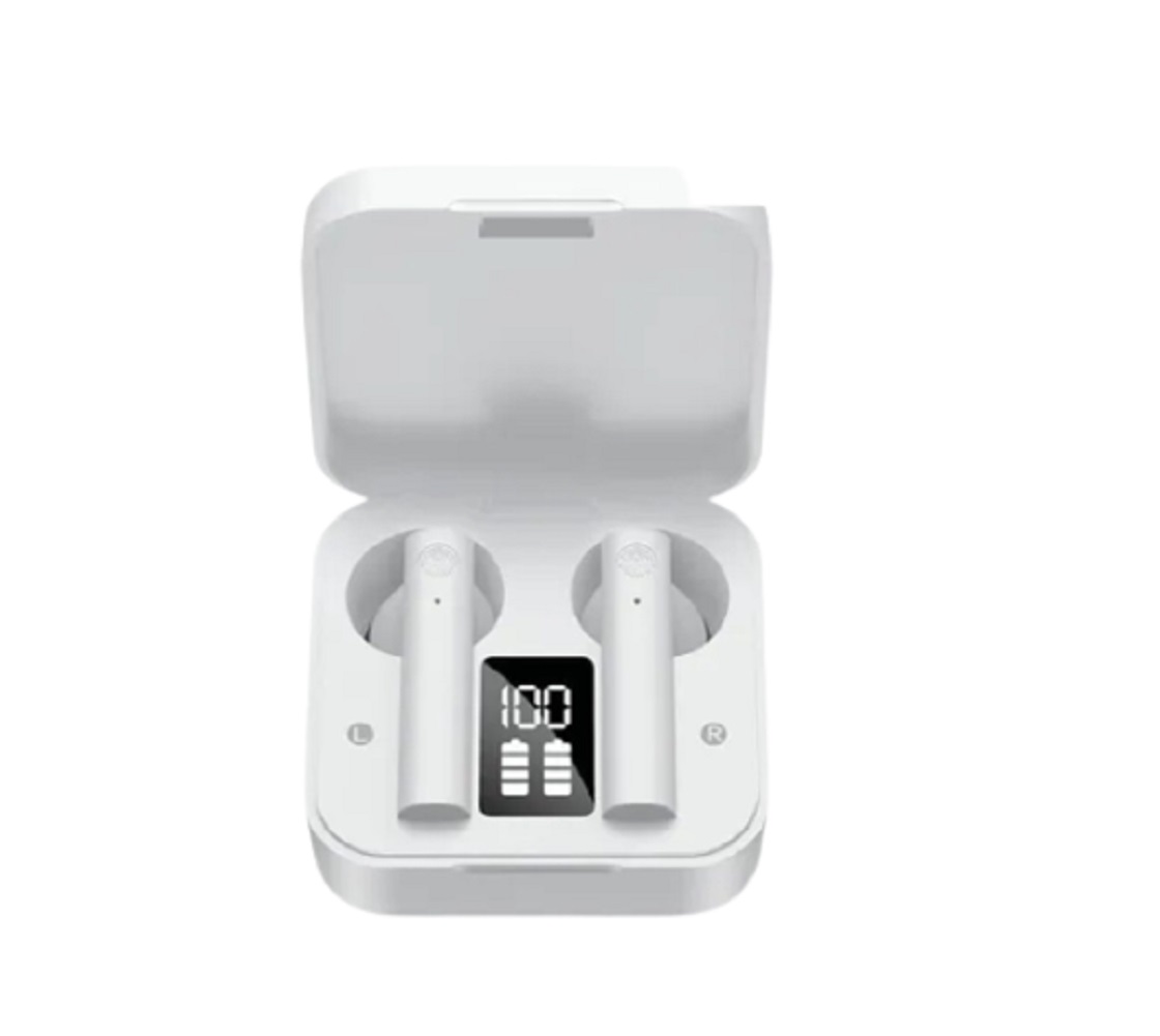 Auriculares Malubero Malu1012 color Blanco Deportivos Recargables Wireless Bluetooth5.0