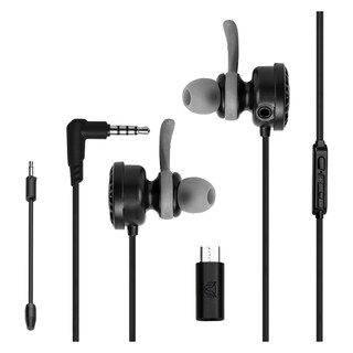 Foto 3 | Audífonos Gamer Balam Rush Es330 color Gris In-ear con Micrófono Desmontable Br-932738