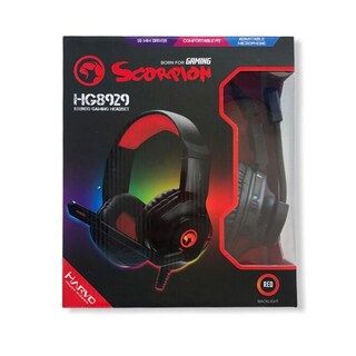 Foto 3 | Audífonos de Diadema Marvo Hg8929 con Micrófono color Negro