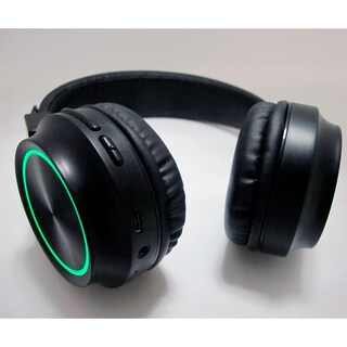 Foto 8 | Audífonos Vak 2026 color Negro Bluetooth FM Entrada SD Aux Led