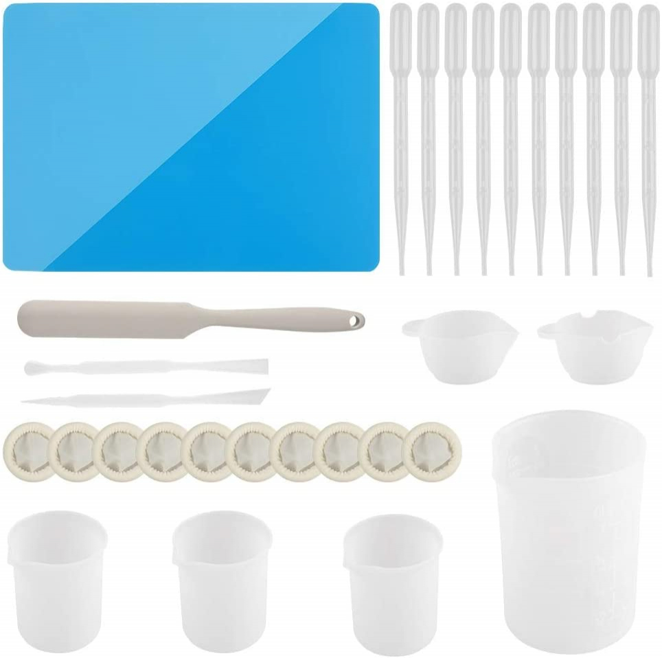 Foto 2 pulgar | Juego De Herramientas Para Mezclar Resina Jieyou Con Medición De 250 Ml, 100 Ml Y 10 Ml - Venta Internacional.