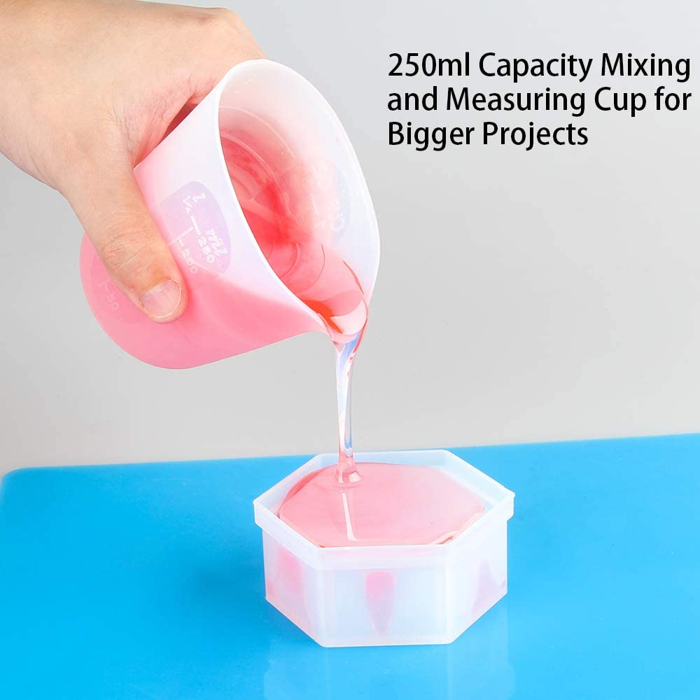 Foto 5 pulgar | Juego De Herramientas Para Mezclar Resina Jieyou Con Medición De 250 Ml, 100 Ml Y 10 Ml - Venta Internacional.