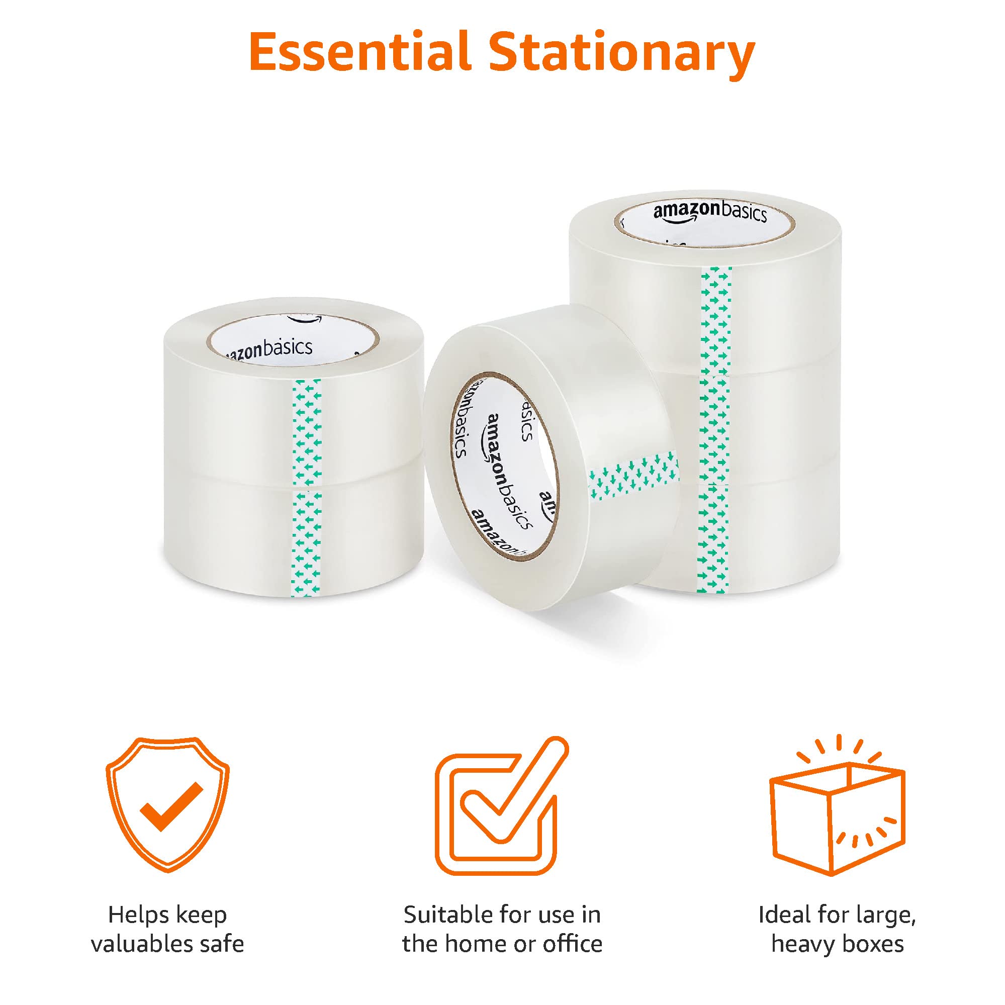 Foto 4 pulgar | Cinta de Embalaje Amazon Basics Moving And Storage Paquete de 36 - Venta Internacional