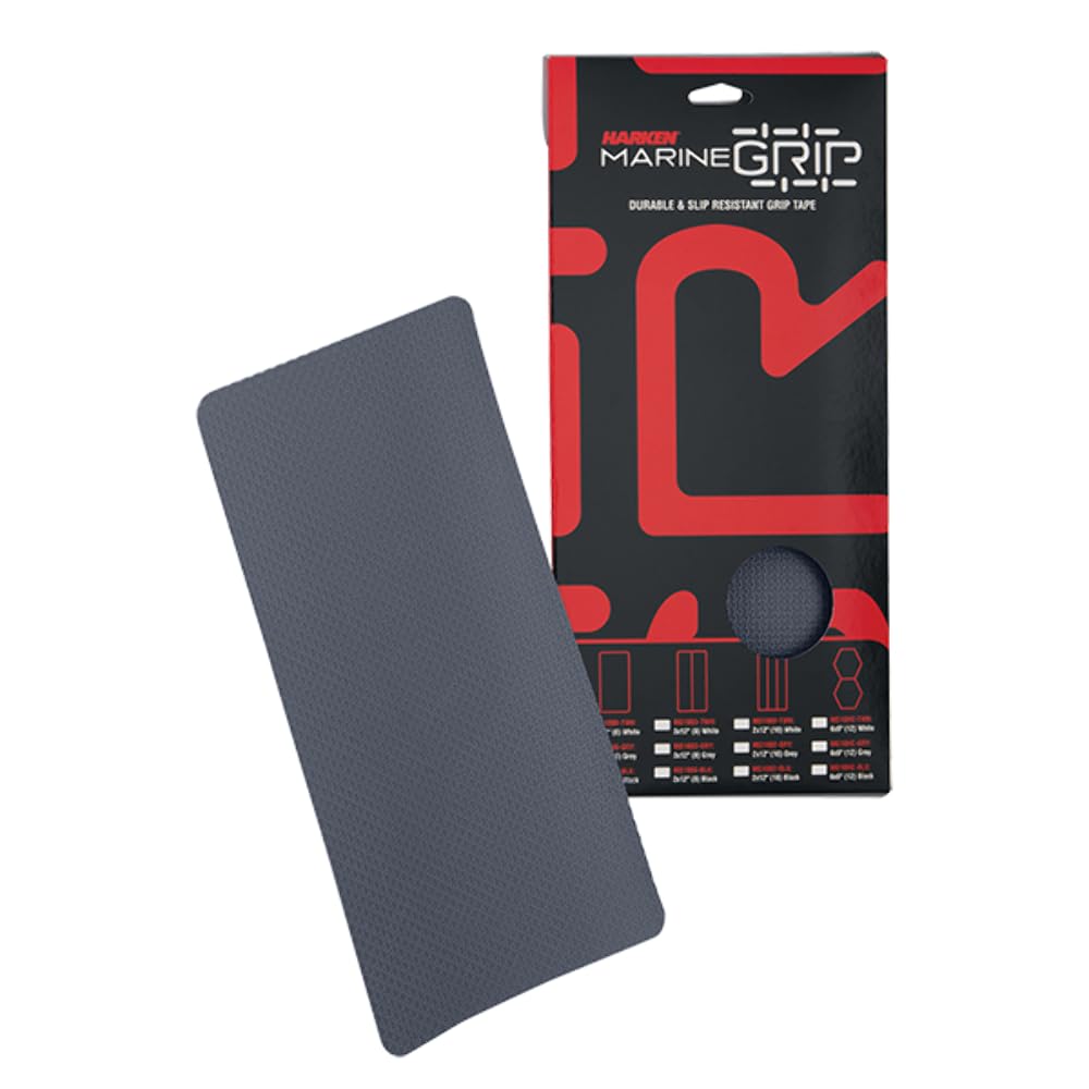 Cinta Adhesiva Harken Marine, 6 X 12 Cm, Gris, 6 Unidades - Venta Internacional.