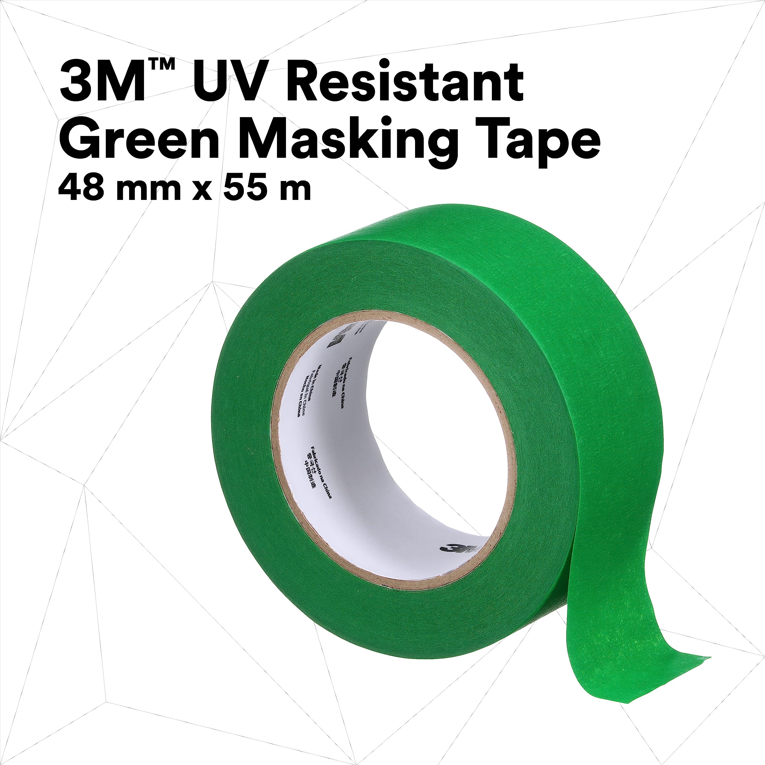 Foto 3 pulgar | Cinta Adhesiva 3m Resistente A Los Rayos Uv, Verde, 48 Mm X 55 M, Para Interiores Y Exteriores - Venta Internacional.