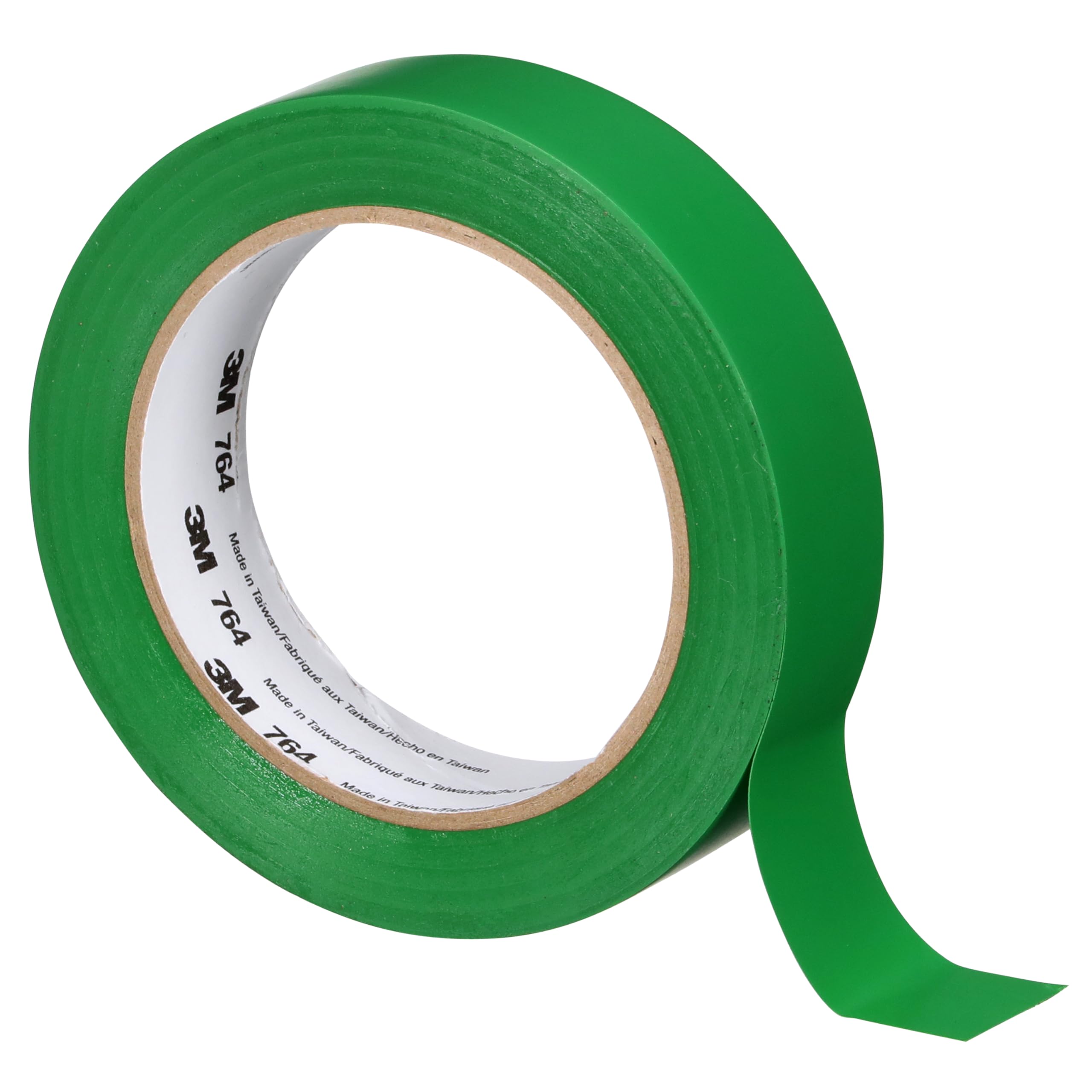 Cinta De Vinilo 3m General Purpose 764, Color Verde, 2,54 Cm X 32,91 M - Venta Internacional.