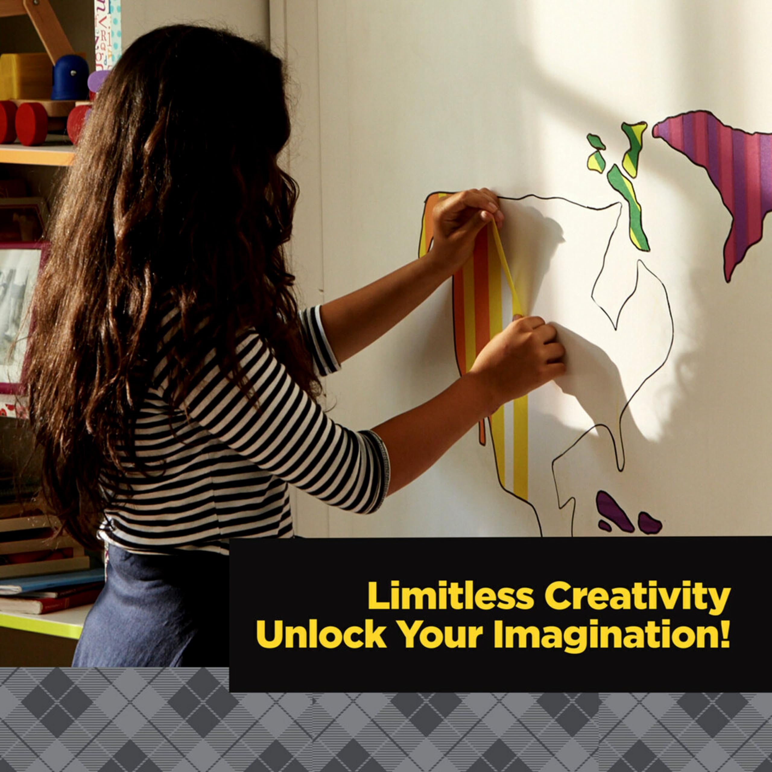 Foto 5 | Cinta Adhesiva 3m Con Estampado De Reglas Scotch Expressions, Color Amarillo - Venta Internacional.