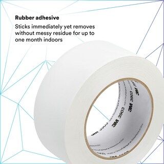 Foto 2 | Cinta Adhesiva 3m T9873903w De Vinilo Blanco, 2 Cm X 45 M - Venta Internacional.