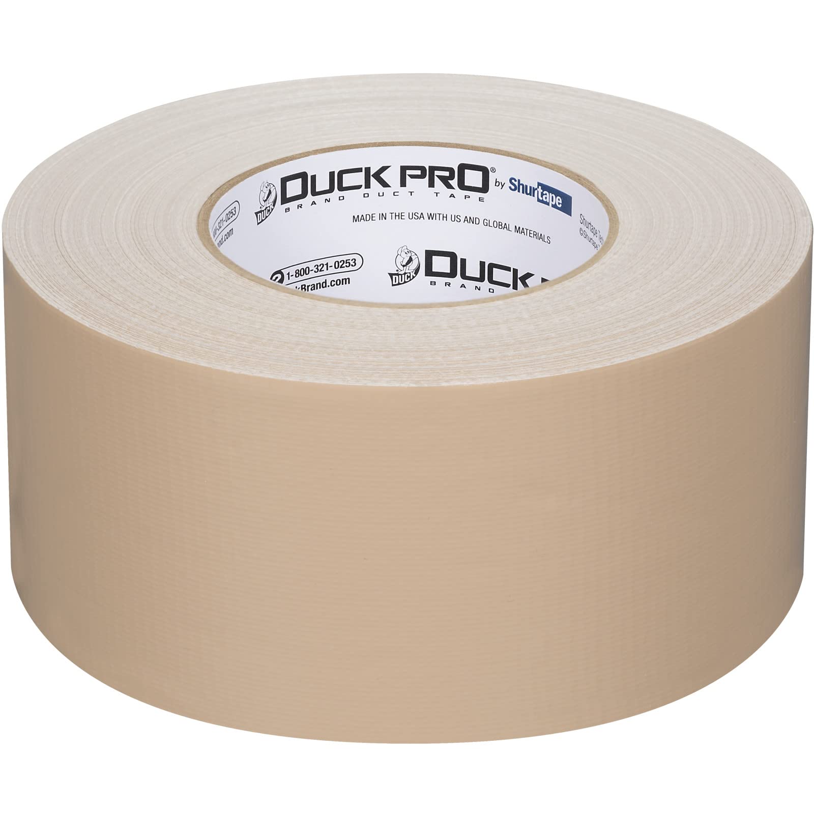Foto 3 pulgar | Cinta Adhesiva Shurtape Duck Pro Pc-618  Color Beige  72 Mm X 55 M - Venta Internacional.