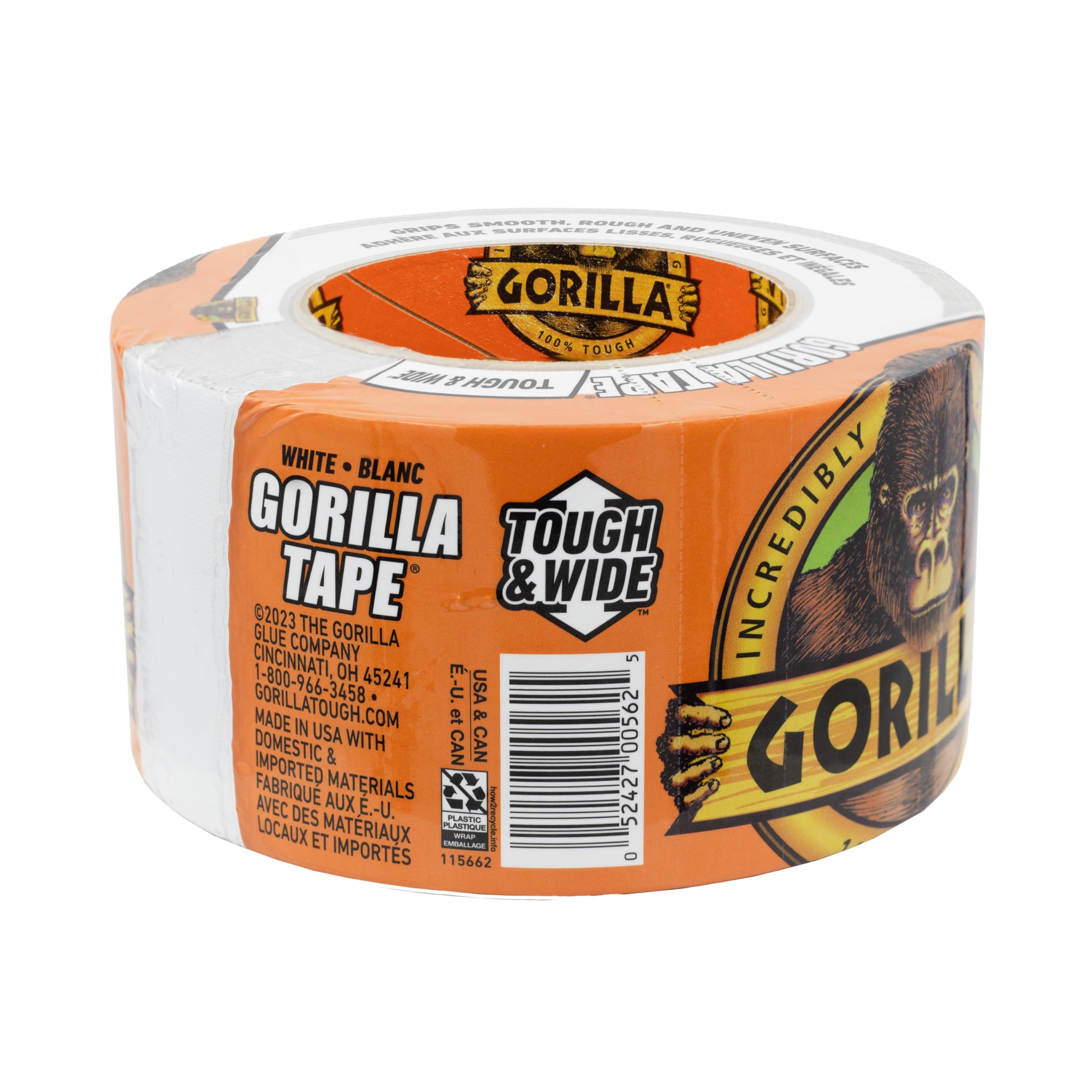 Foto 6 pulgar | Cinta Adhesiva Gorilla Tough & Wide  Color Blanco  2 88 Cm X 22 86 M (paquete De 4) - Venta Internacional.