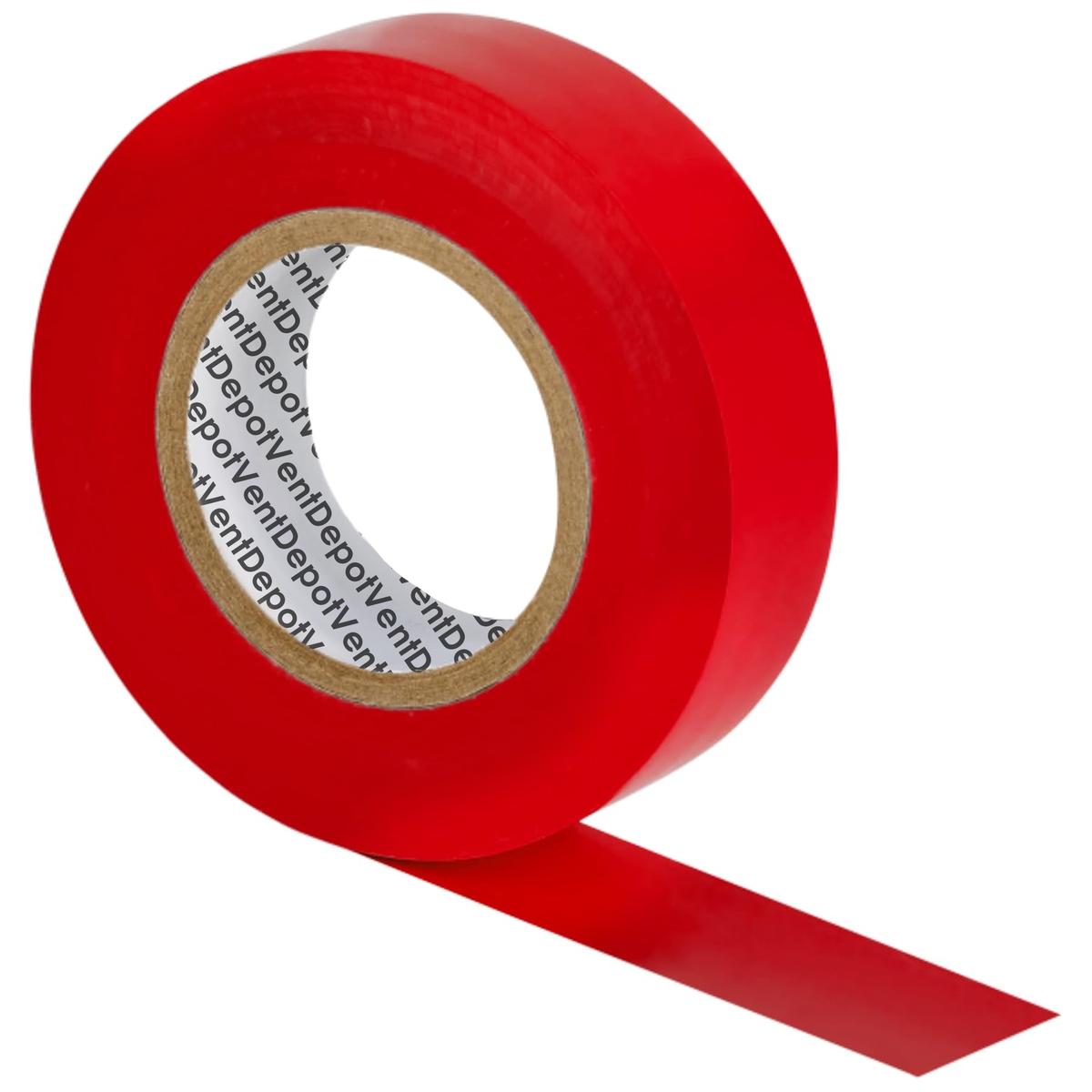 Cinta Roja Aislante 19mm Ventdepot Mxttf-003 10  Piezas Rojo $382