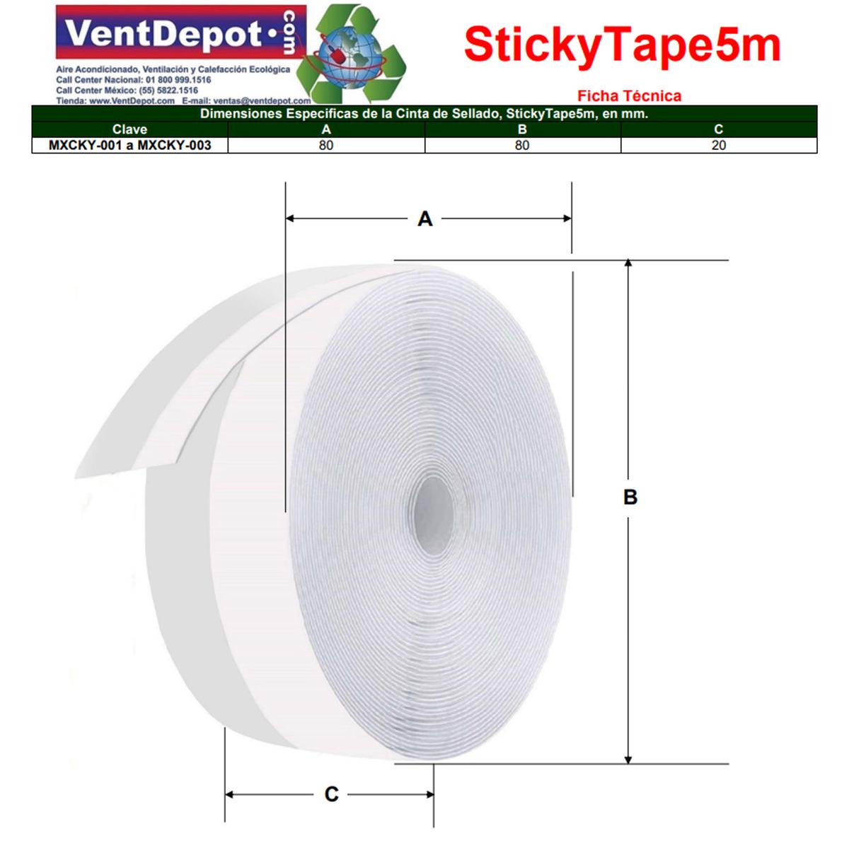 Foto 6 pulgar | Cinta De Silicon Aislante Ventdepot Mxcky-003 10  Piezas Blanco