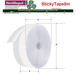 Foto 5 | Cinta De Silicon Aislante Ventdepot Mxcky-003 10 Piezas Blanco
