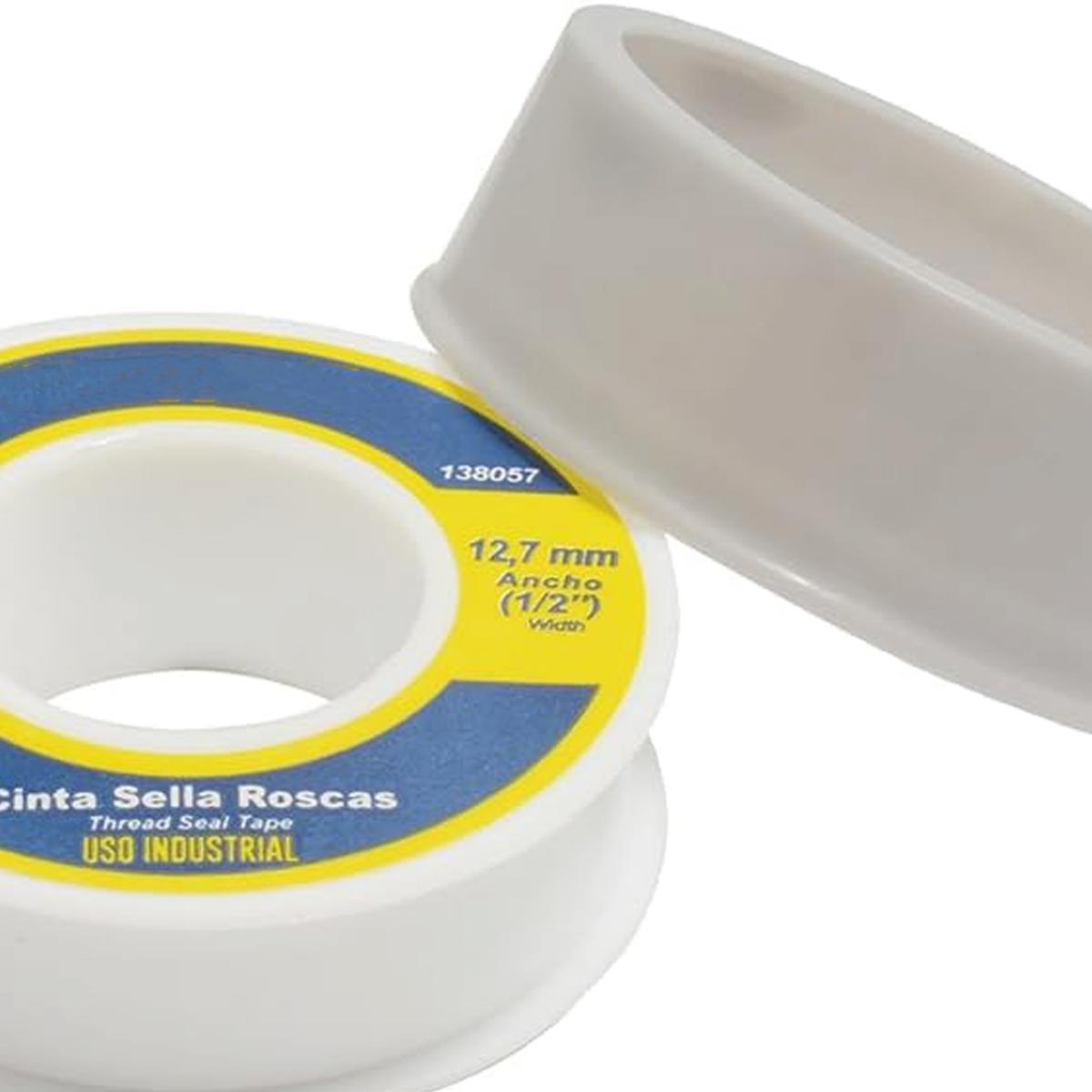 Foto 6 pulgar | Cinta Teflon Para Uso Industrial Ventdepot Mxppe-006 10  Piezas Blanco