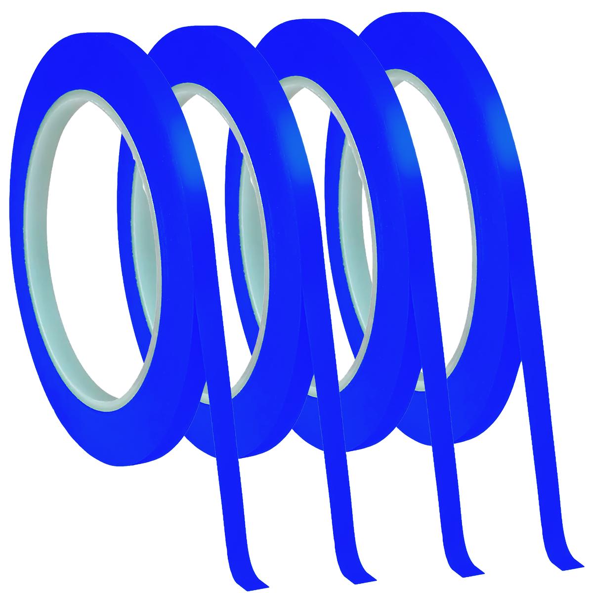 Cinta De Vinil Azul 3mm Uso Ventdepot Mxvte-004 4  Piezas Azul $458