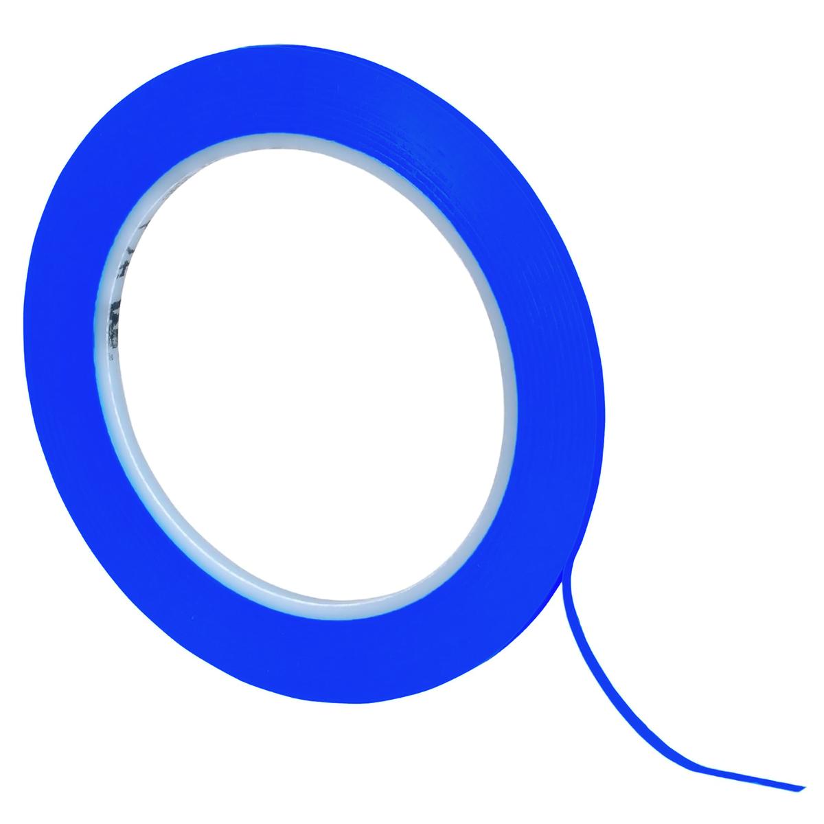 Foto 3 | Cinta De Vinil Azul 3mm Uso Ventdepot Mxvte-004 4  Piezas Azul